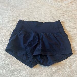 Lululemon Athletica Blue Athletic Shorts with Elastic Waistband